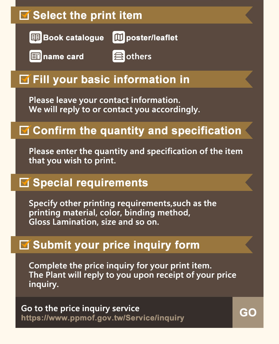 The Price Inquiry Service of Printing Plant - Online price inquiry